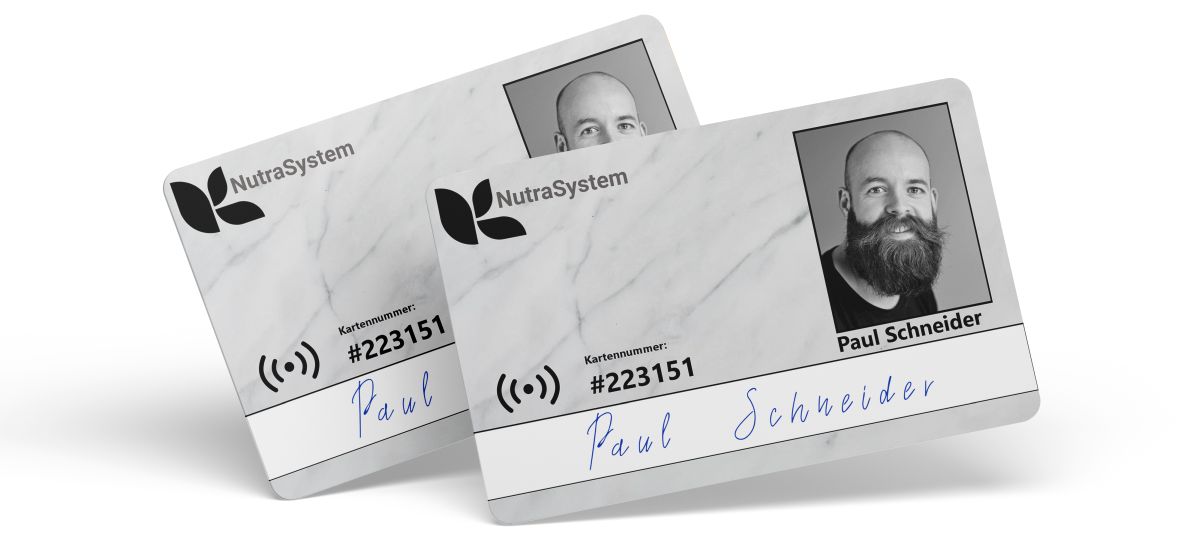 Kontaktlose Plastikkarten mit Aufdruck